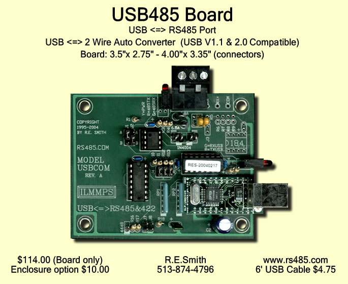 USB 485 Board <=> RS485 Port