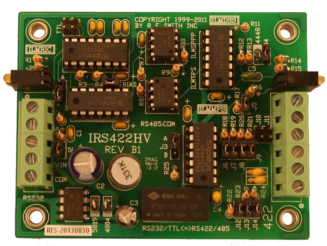 IRS422HV (revB1) - RS232 to RS485 / RS232 to RS422 Converter