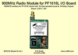 900MHz Radio Module for PF1616L I/O Board